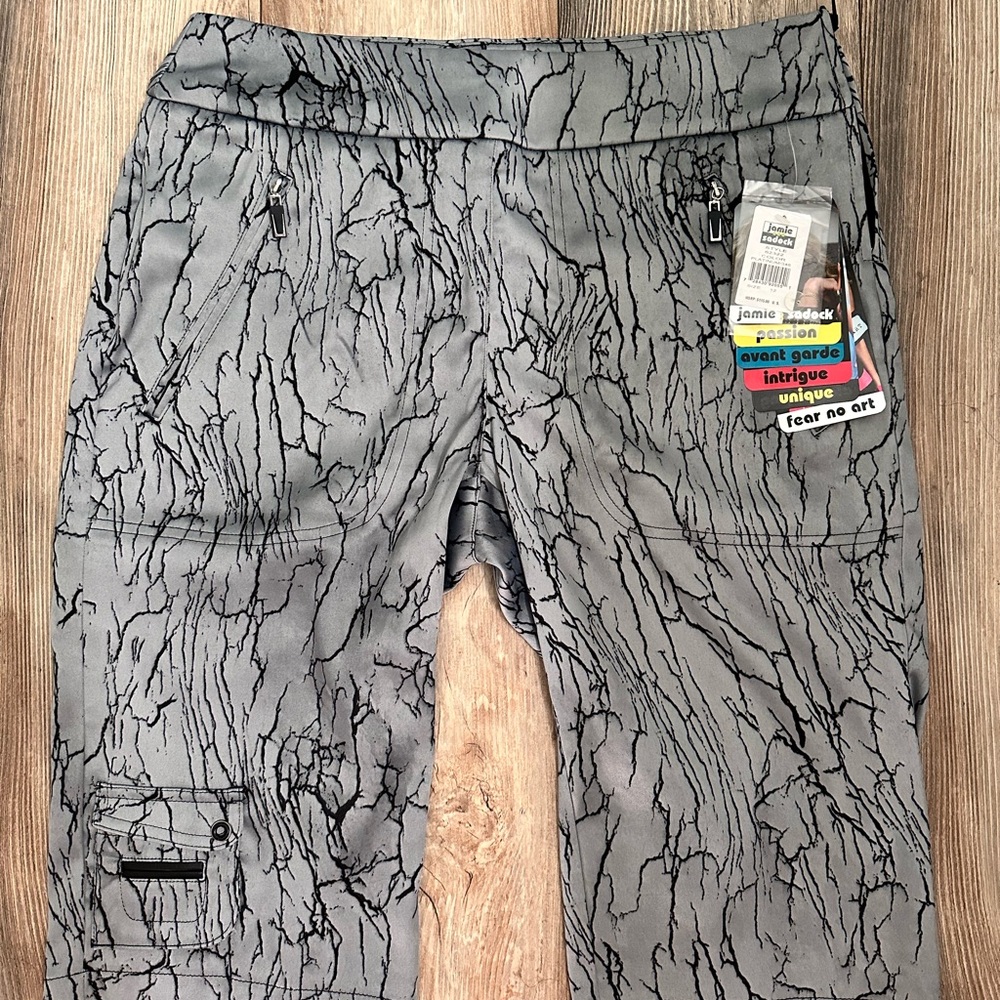 Jamie Sadock Golf Bermuda Shorts Size 12 Platinum Gray